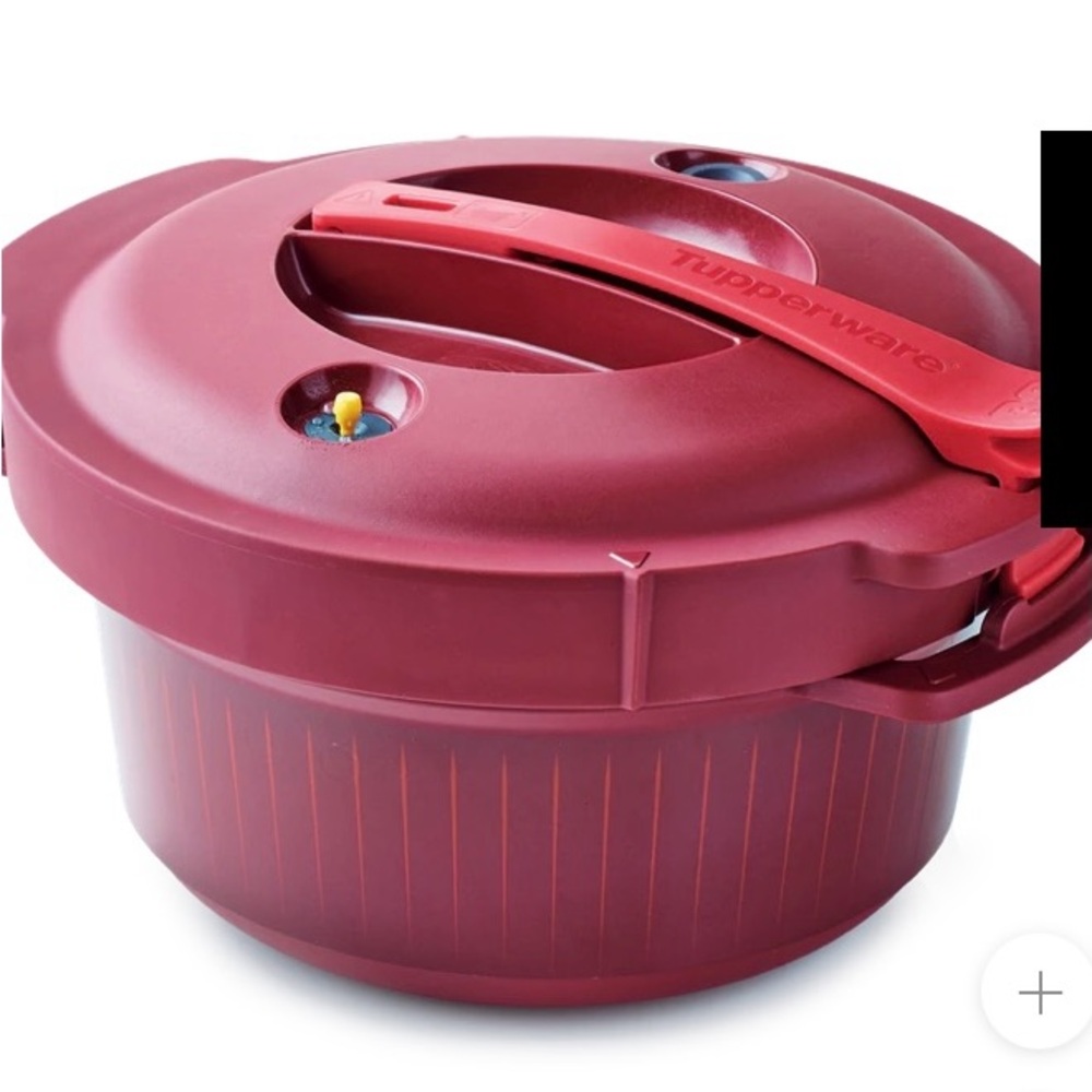 Tupperware Red Microwave Rice Cooker